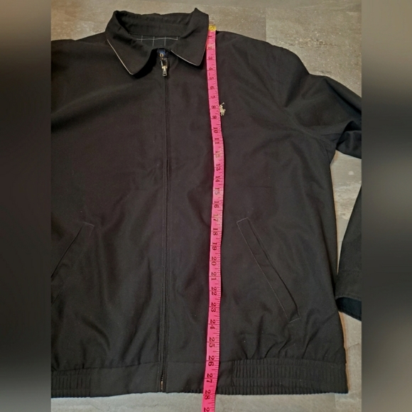 Polo Ralph Lauren Bi Swing Microfiber Windbreaker. Logo. Black. Size XL. - Picture 14 of 15